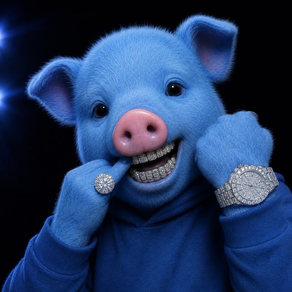 Iced out peg with grillz and diamond watch